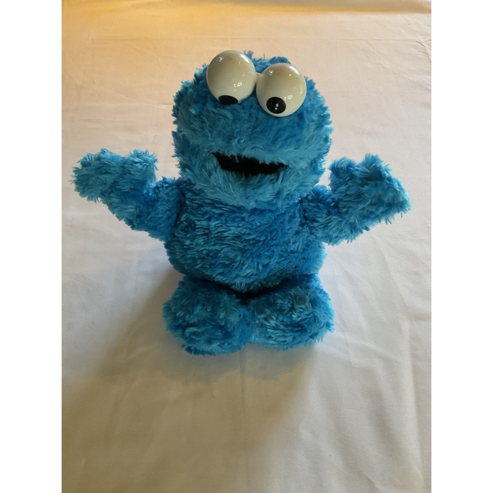 Vintage Sesame Street Feed me‎ Cookie Monster Plush
